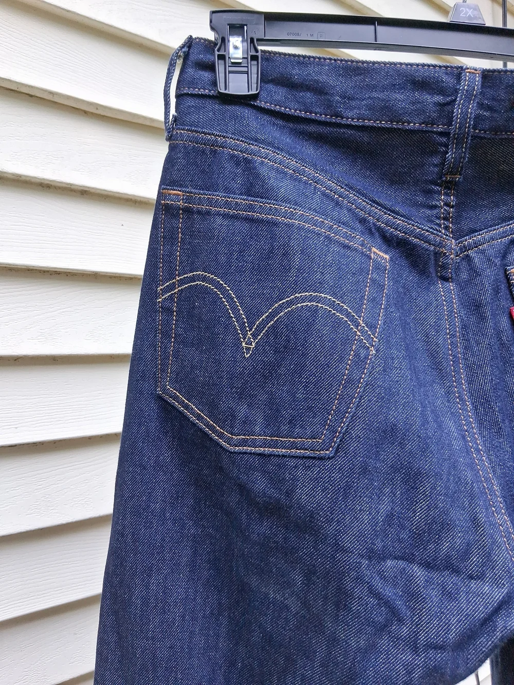 Levi's Men's 501 Original Fit Straight Leg Button Fly Dark Wash Jeans 29x32